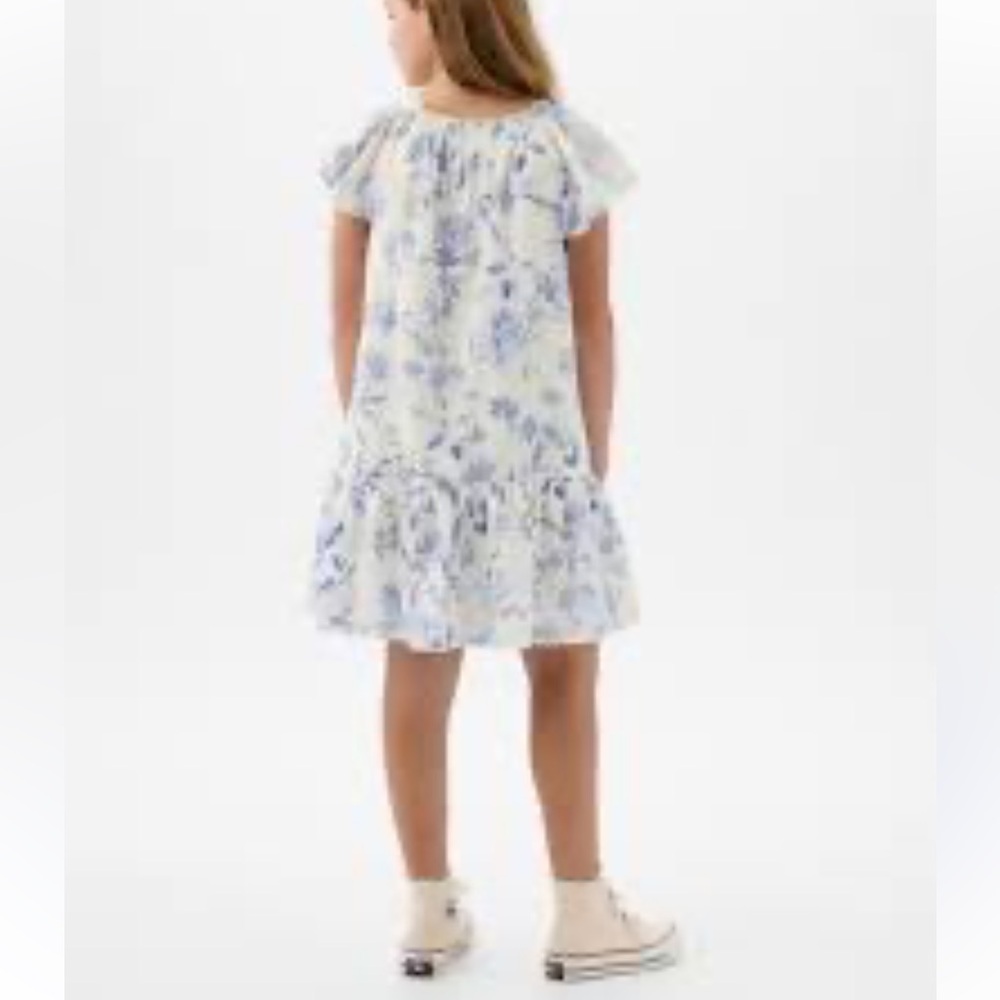 Gap Kids Floral Tiered Dress Size Large
